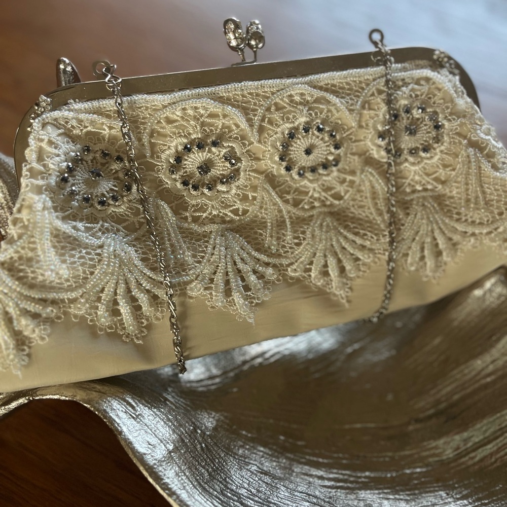 Vintage clutch- wedding